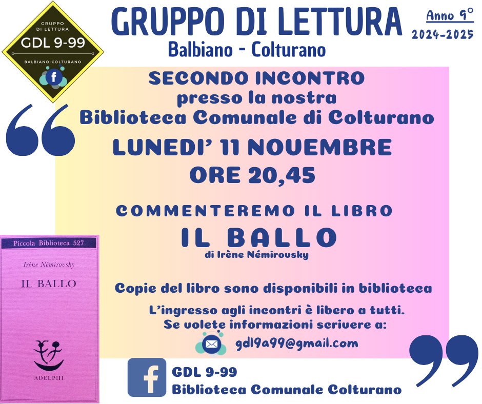 Gruppo di Lettura Gdl9-99