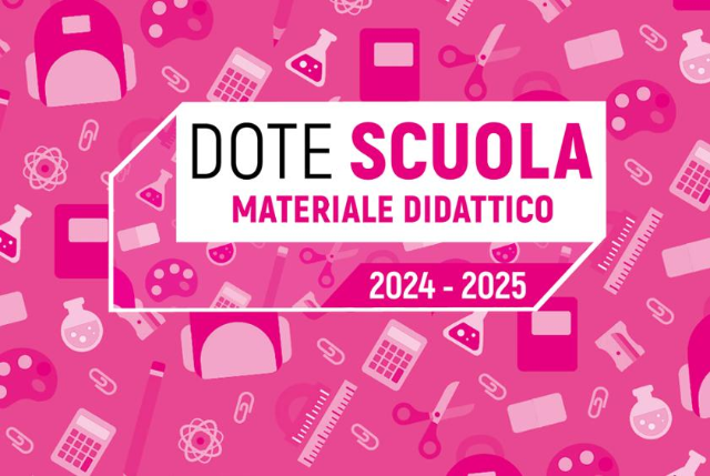 Dote scuola materiale didattico A.S. 2024/2025